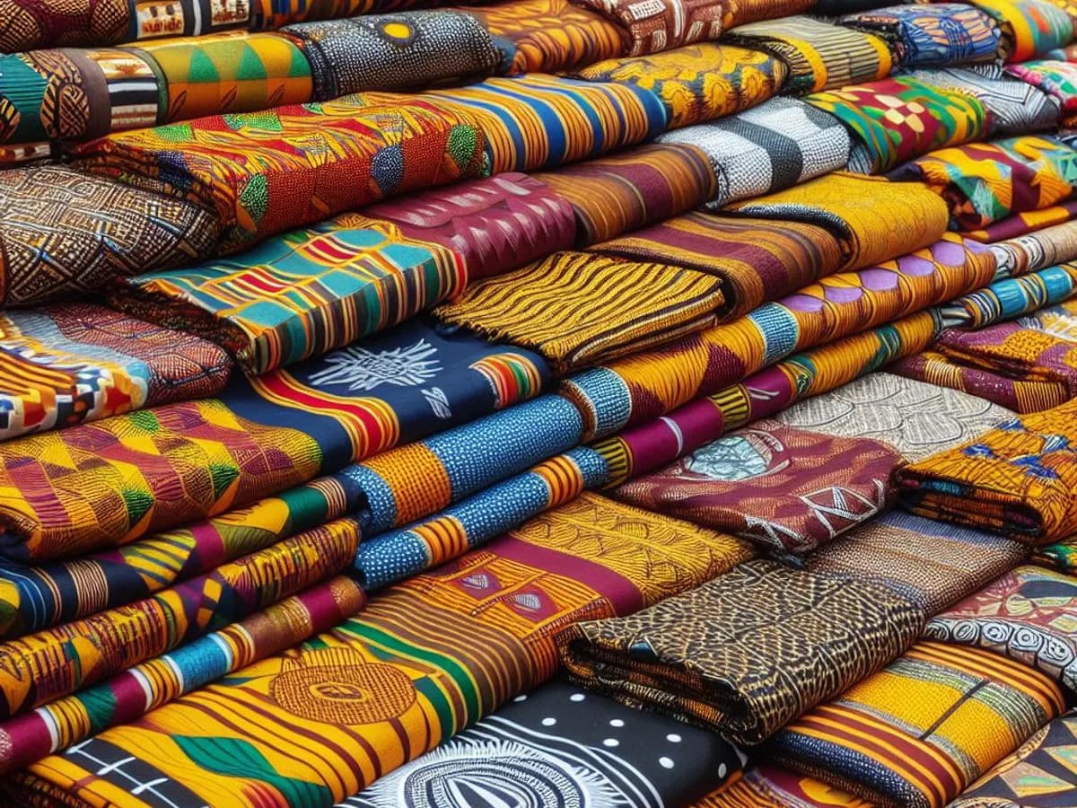 Tissu Wax Africain 6 Yards - Moda & Tessuti - Marseille