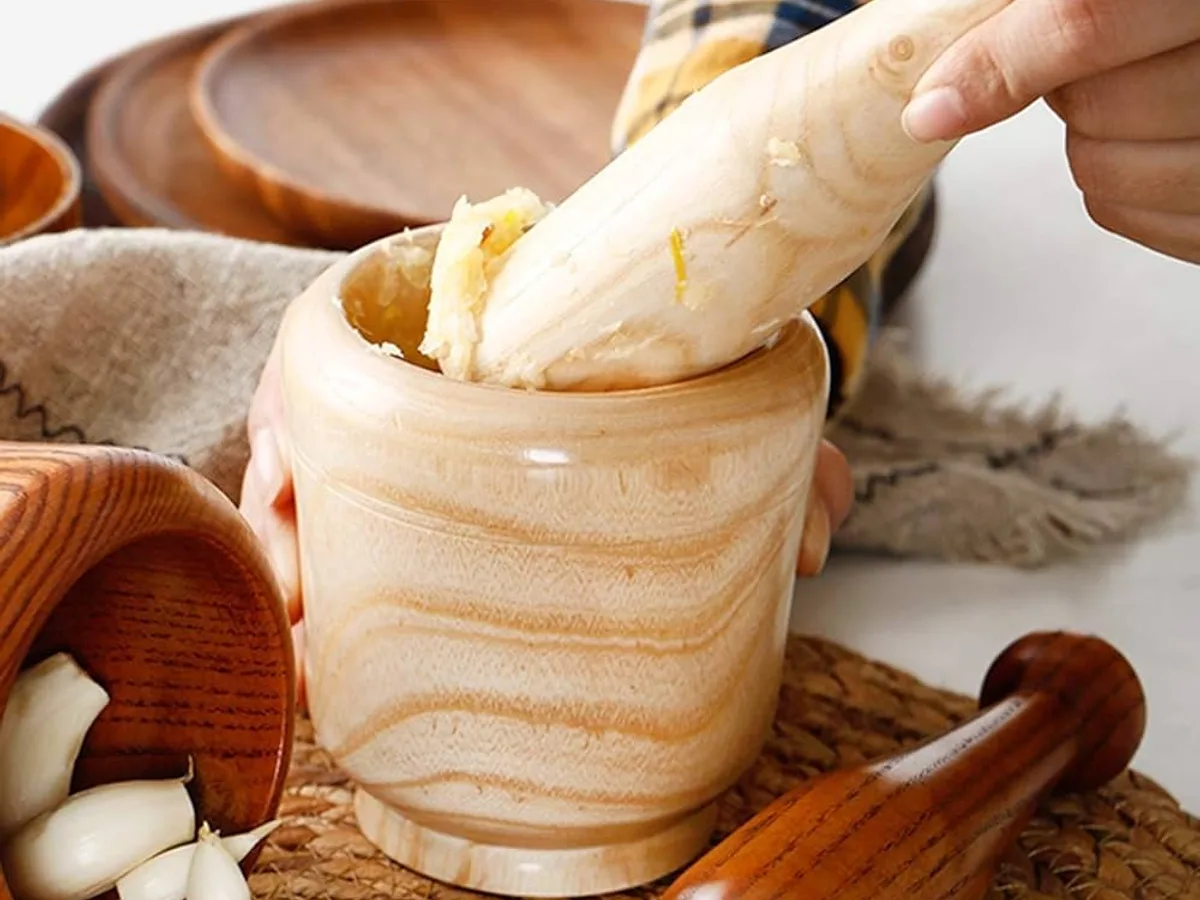 Mortier et Pilon en Bois Massif - Casa & Arredamento - Marseille